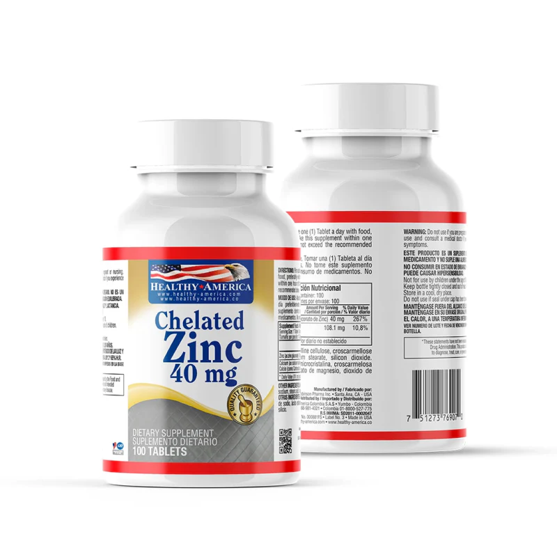 Chelated Zinc 40 mg x 100 tab - Image 4