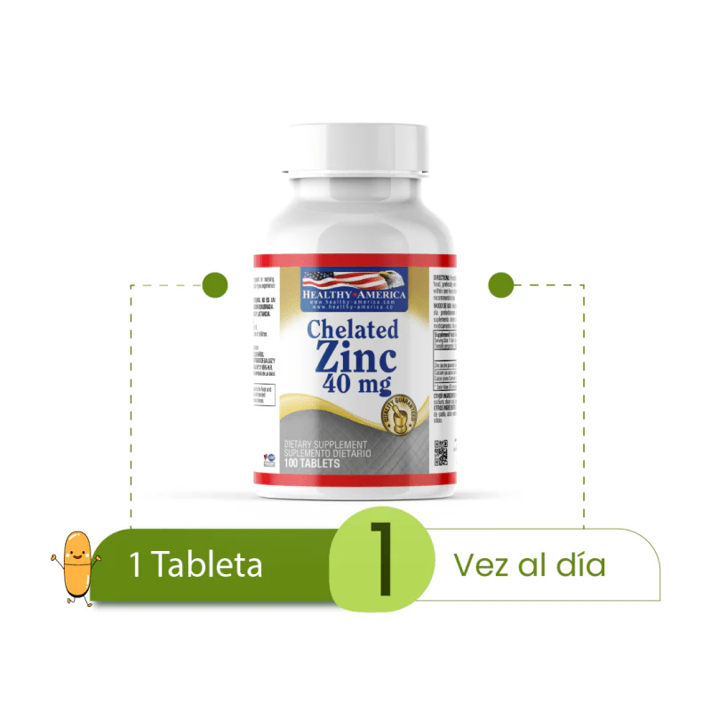 Chelated Zinc 40 mg x 100 tab - Image 6